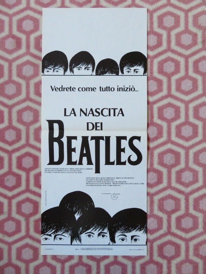 BIRTH OF THE BEATLES  ITALIAN LOCANDINA (27.5"x12") POSTER 1979