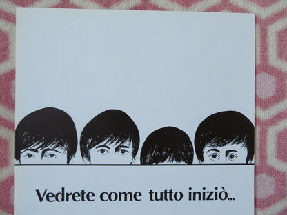 BIRTH OF THE BEATLES  ITALIAN LOCANDINA (27.5"x12") POSTER 1979