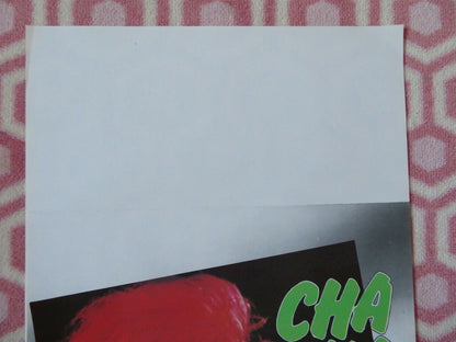 CHA-CHA   ITALIAN LOCANDINA (27.5"x14") POSTER NINA HAGEN HERMAN BROOD 1979