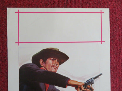 Ringo and His Golden Pistol ITALIAN LOCANDINA (27.5"x13") POSTER MARK DAMON 1966