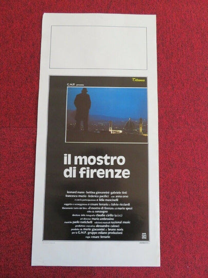 IL MOSTRO DI FIRENZE ITALIAN LOCANDINA (27.5"x13") POSTER 1986