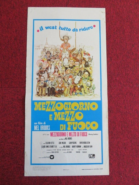 MEZZOGIORNO E MEZZO DI FUOCHO ITALIAN LOCANDINA (27.5"x13.5") POSTER 1967