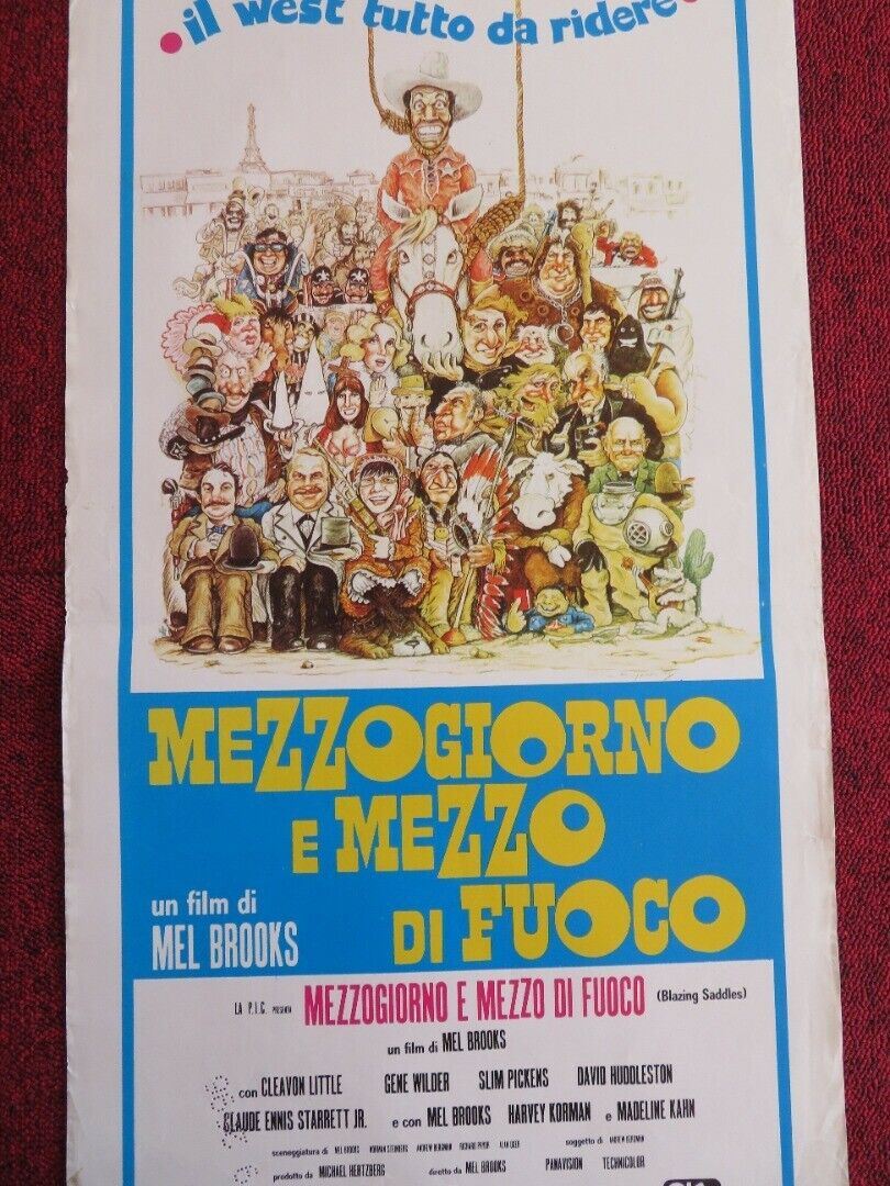 MEZZOGIORNO E MEZZO DI FUOCHO ITALIAN LOCANDINA (27.5"x13.5") POSTER 1967