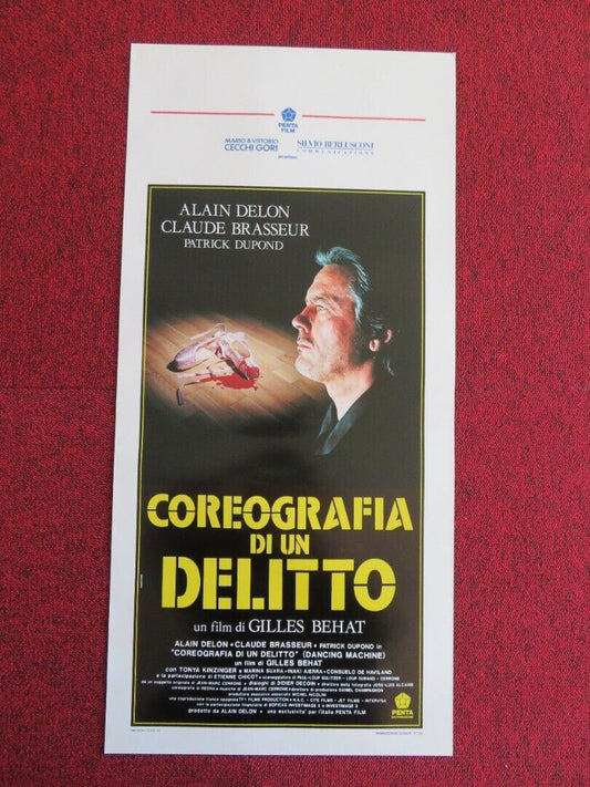 COREOGRAFIA DI UN DELITTO ITALIAN LOCANDINA (27.5"x13") POSTER 1992