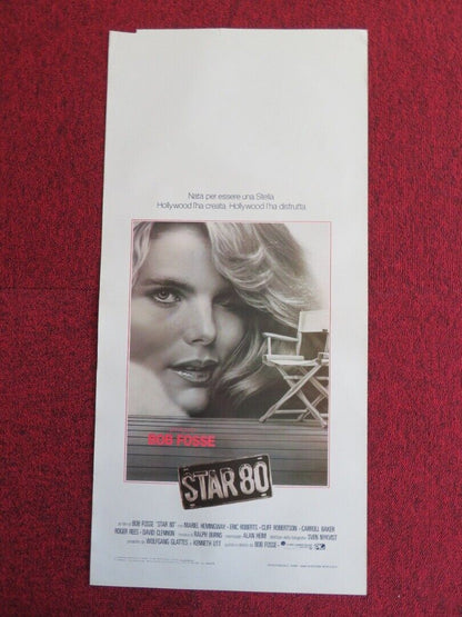 STAR 80  ITALIAN LOCANDINA (27.5"x13") POSTER BOB FOSSE MARIEL HEMINGWAY 1983