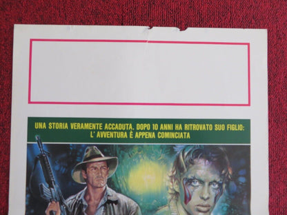 LA FORESTA DI SMERALDO ITALIAN LOCANDINA (27.5"x13") POSTER MEG FOSTER 1985