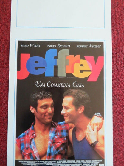 JEFFREY  ITALIAN LOCANDINA (27.5"x13") POSTER STEVEN WEBER PATRICK STEWART 1995