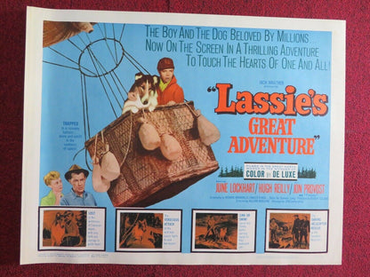 LASSIE'S GREAT ADVENTURE  US HALF SHEET (22"x 28")  POSTER JUE LOCKHART 1963