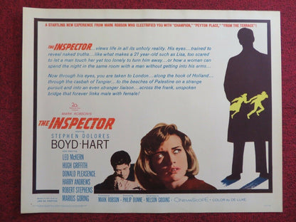 THE INSPECTOR / Lisa US HALF SHEET (22"x 28")  POSTER STEPHEN DOLORES 1962