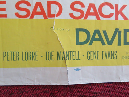 THE SAD SACK  US HALF SHEET (22"x 28")  POSTER JERRY LEWIS DAVID WAYNE 1958