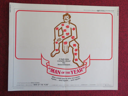 MAN OF THE YEAR / Homo Eroticus US HALF SHEET (22"x 28")  POSTER 1973