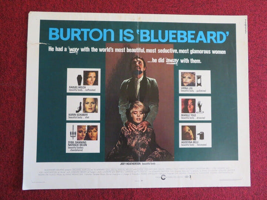 BLUEBEARD   US HALF SHEET (22"x 28")  POSTER DISNEY RICHARD BURTON 1972