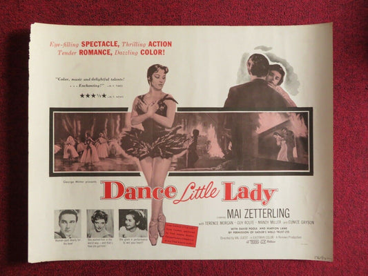 DANCE LITTLE LADY US HALF SHEET (22"x 28")  POSTER MAI ZETTERLING 1956