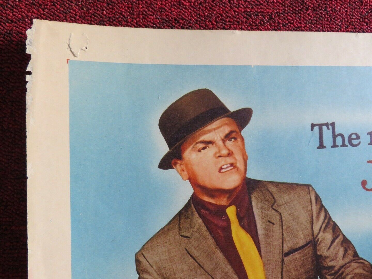 NEVER STEAL ANYTHING SMALL  US HALF SHEET (22"x 28")  POSTER JAMES CAGNEY 1959