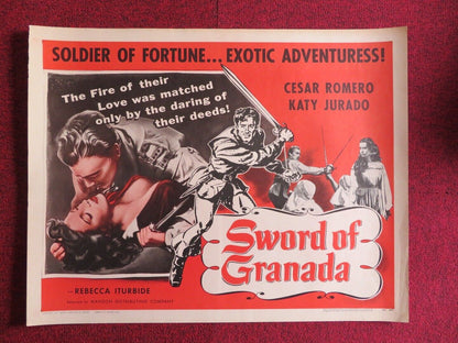 SWORD OF GRANADA  US HALF SHEET (22"x 28")  POSTER CEASA ROMERO 1956