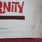 BETWEEN TIME AND ETERNITY US HALF SHEET (22"x 28")  POSTER LILLE PALMER 1960