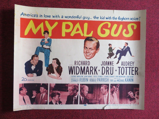 MY PAL GUS US HALF SHEET (22"x 28")  POSTER RICHARD WIDMARK  1952