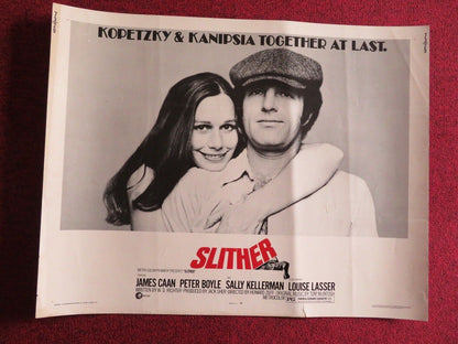 SLITHER   US HALF SHEET (22"x 28")  POSTER JAMES CAAN PETER BOYLE 1973