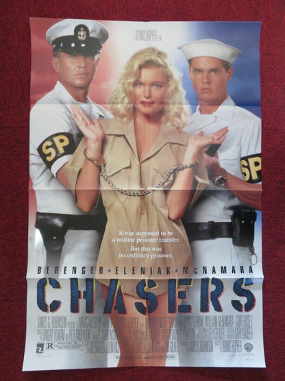 CHASERS  FOLDED US ONE SHEET POSTER DENNIS HOPPER TOM BERENGER 1994