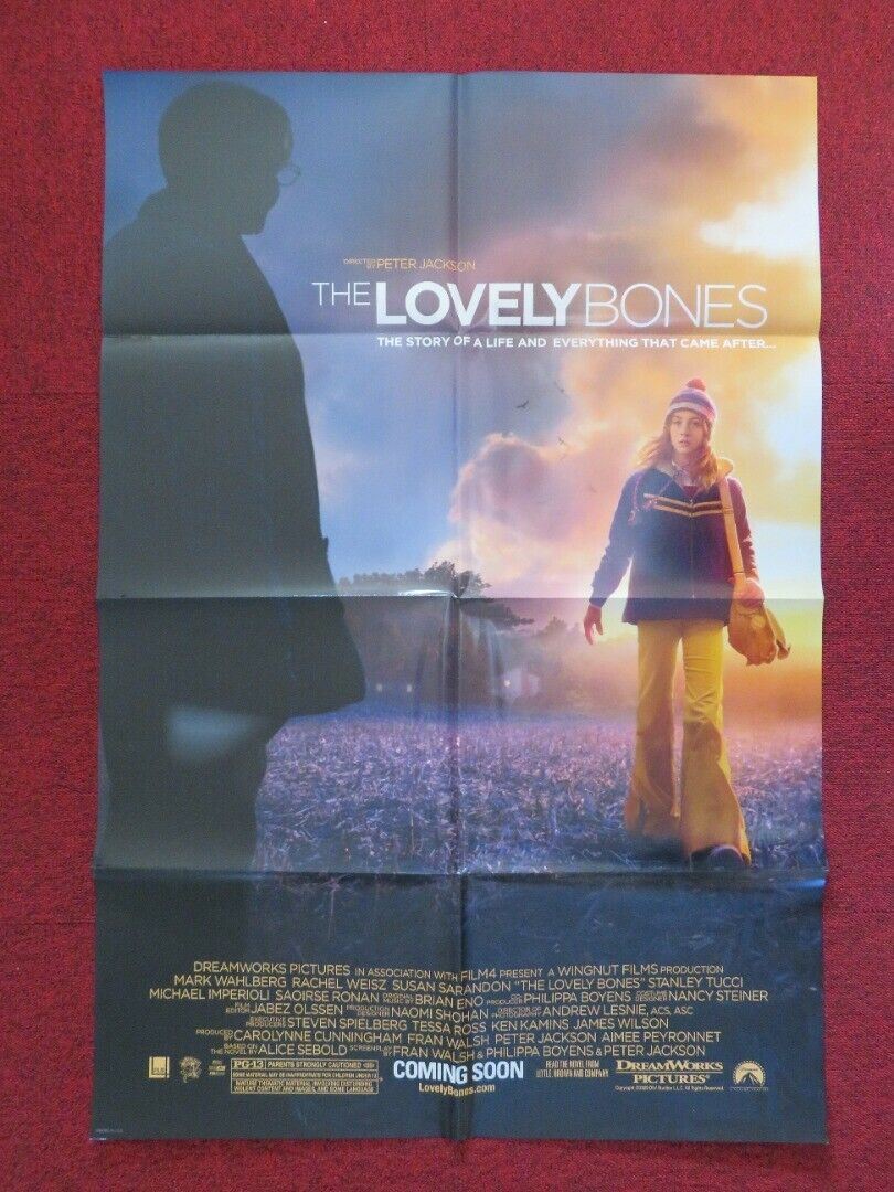 THE LOVELY BONES FOLDED US ONE SHEET POSTER PETER JACKSON MARK WAHLBERG 2009