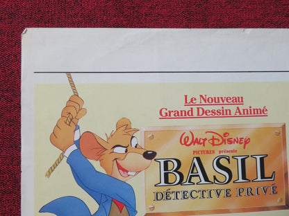 BASIL THE GREAT MOUSE DETECIVE  FRENCH (16"x 23.5") POSTER DISNEY VINCENT PRICE