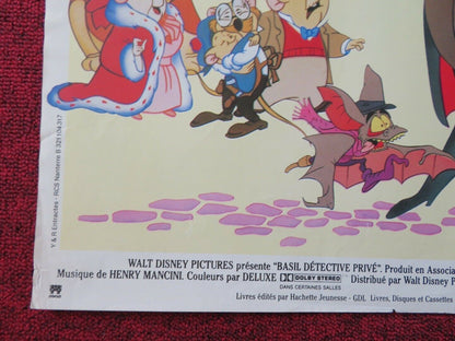 BASIL THE GREAT MOUSE DETECIVE  FRENCH (16"x 23.5") POSTER DISNEY VINCENT PRICE