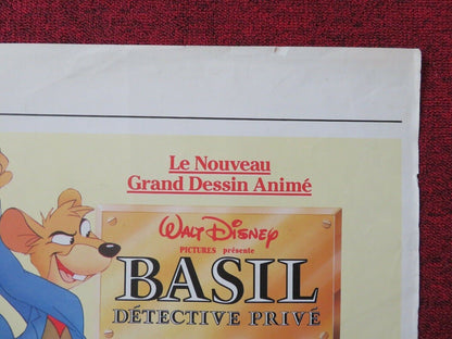 BASIL THE GREAT MOUSE DETECIVE  FRENCH (16"x 23.5") POSTER DISNEY VINCENT PRICE