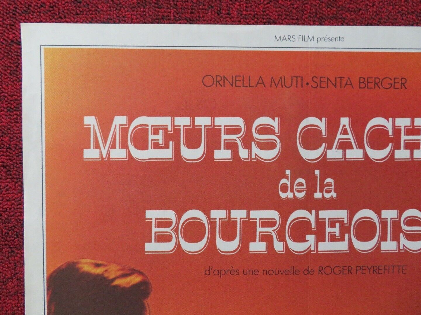 MOEURS CACHEES DE LA BOURGEOISIE /NEST OF VIPERS FRENCH (16"x 21") POSTER