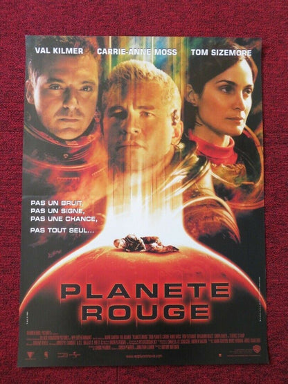 PLANET ROUGE / Red Planet  FRENCH (16"x 21.5") POSTER VAL KILMER MOSS 2000