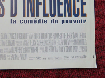 DES HOMMES D'INLUENCE / WAG THE DOG FRENCH (16"x 23.5") POSTER DE NIRO HOFFMAN