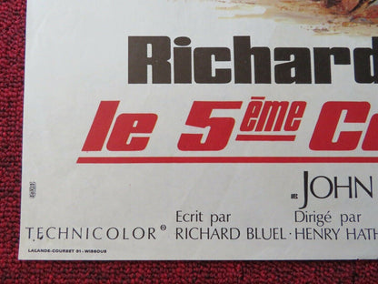 LE 5EME COMMANDO / Raid on Rom FRENCH (15.5"x 21") POSTER RICHARD BURTON 1971