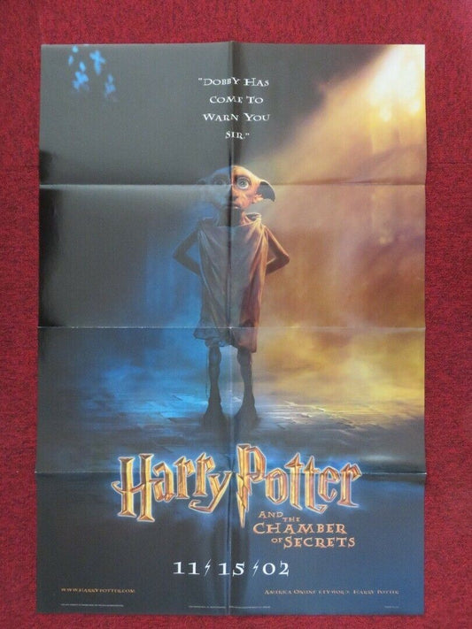 HARRY POTTER AND THE CHAMBER OF SECRETS  FOLDED US ONE SHEET POSTER 2002