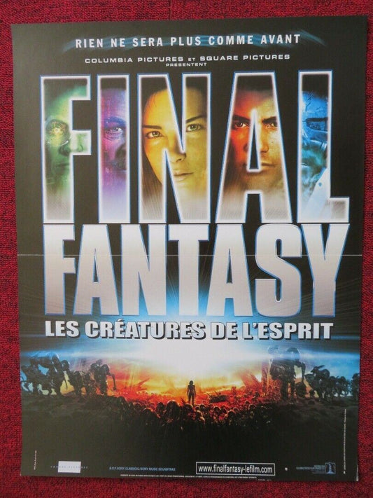 FINAL FANTASY THE SPIRITS WITHIN FRENCH (16"x 21") POSTER BALDWIN RHAMES 2001