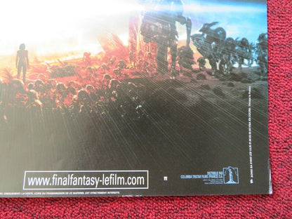 FINAL FANTASY THE SPIRITS WITHIN FRENCH (16"x 21") POSTER BALDWIN RHAMES 2001