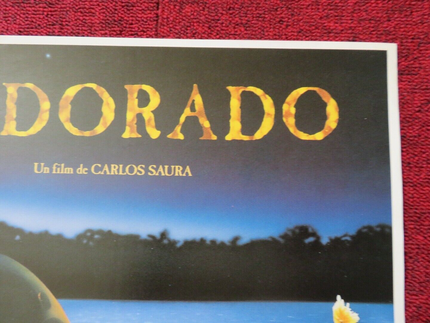 EL DORADO FRENCH (15"x 20") POSTER CARLOS SAURA OMERO ANTONUTTI 1988