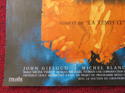 PROSPERO'S BOOKS FRENCH (16"x 21") POSTER JOHN GIELGUD MICHAEL CLARK 1991