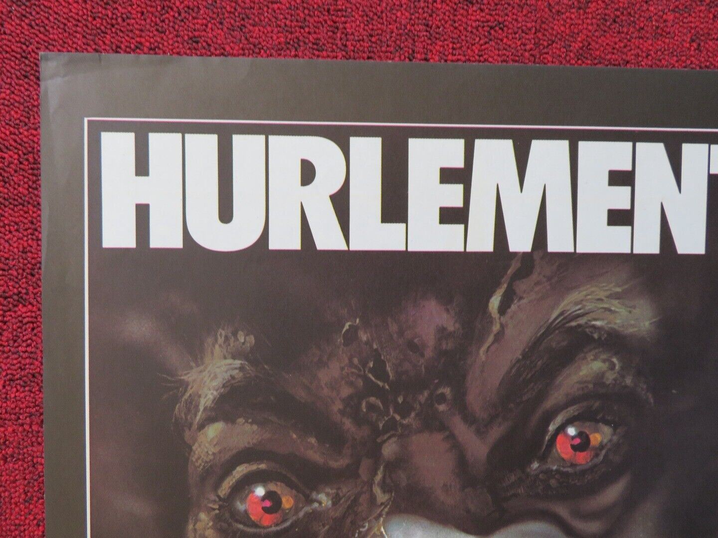 HURLEMENTS / The Howling FRENCH (15.5"x 21") POSTER JOE DANTE DEE WALLACE 1981