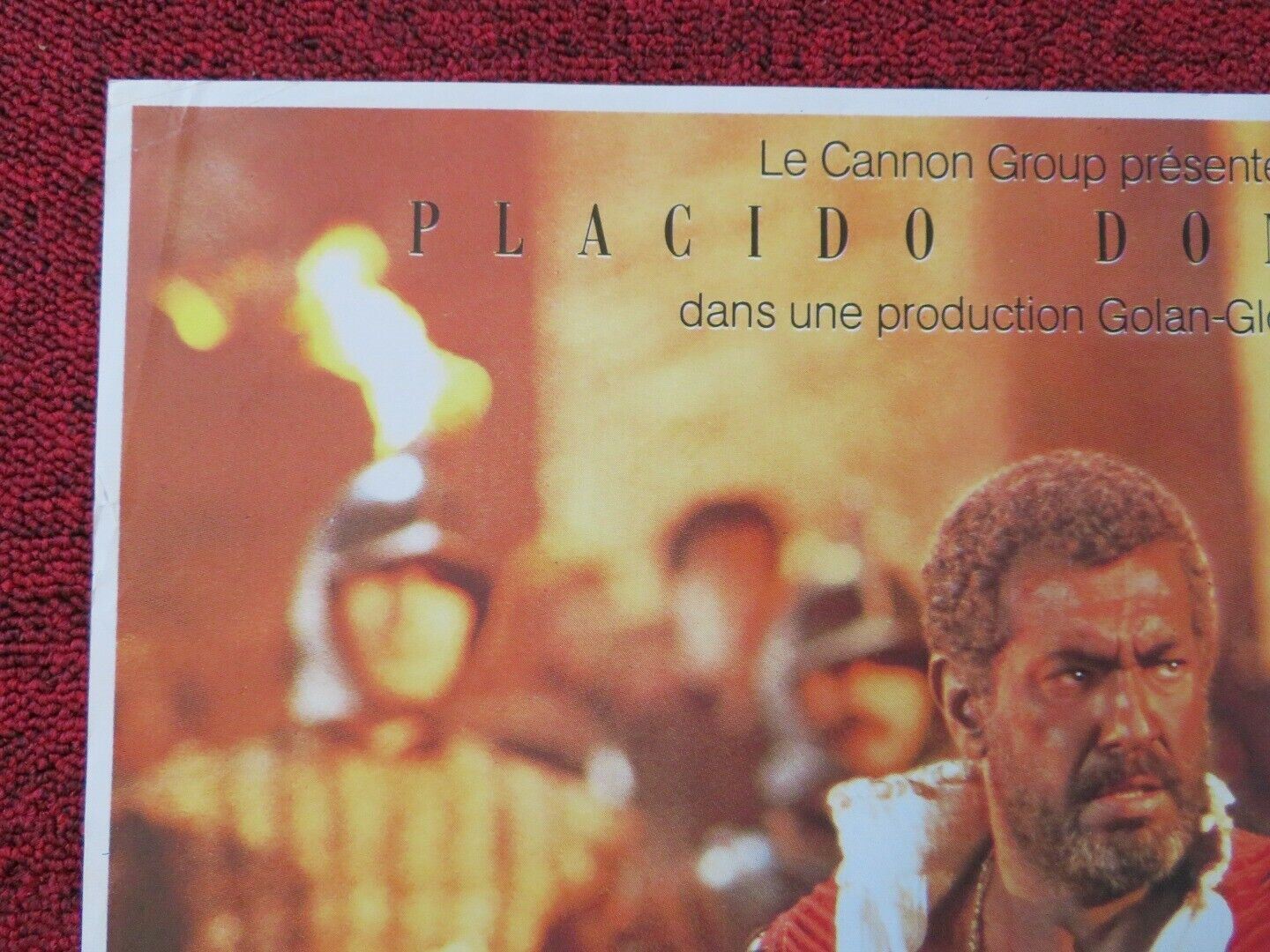 OTELLO FRENCH (15.5"x 21") POSTER CANON PLÁCIDO DOMINGO 1986