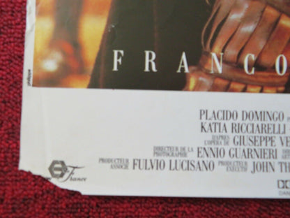 OTELLO FRENCH (15.5"x 21") POSTER CANON PLÁCIDO DOMINGO 1986