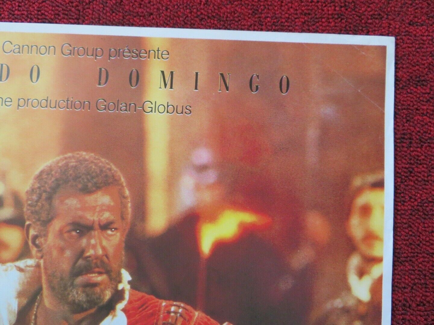 OTELLO FRENCH (15.5"x 21") POSTER CANON PLÁCIDO DOMINGO 1986