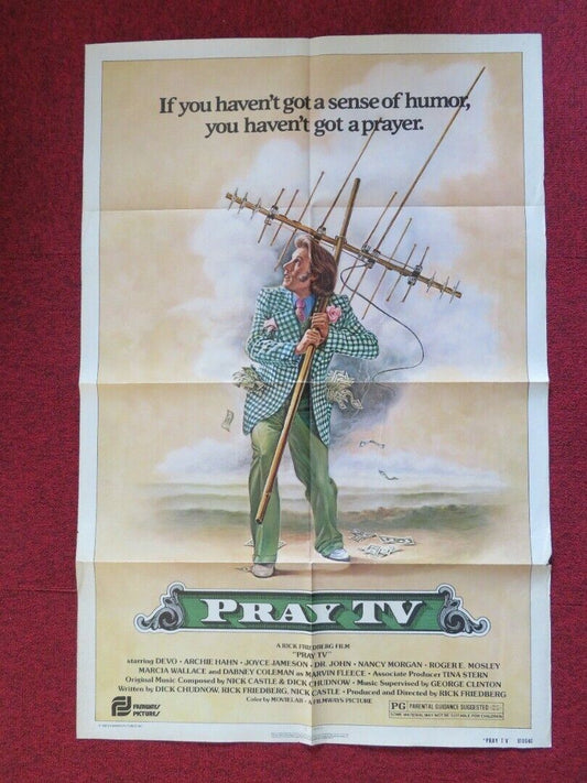 PRAY TV FOLDED US ONE SHEET POSTER DABNEY COLEMAN PAUL COOPER 1981