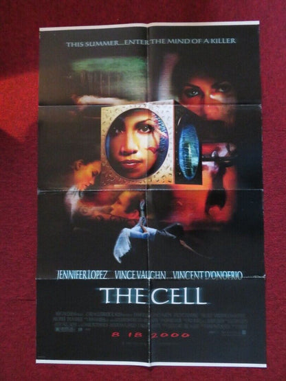 THE CELL FOLDED US ONE SHEET POSTER JENNIFER LOPEZ VINCE VAUGHN 2000