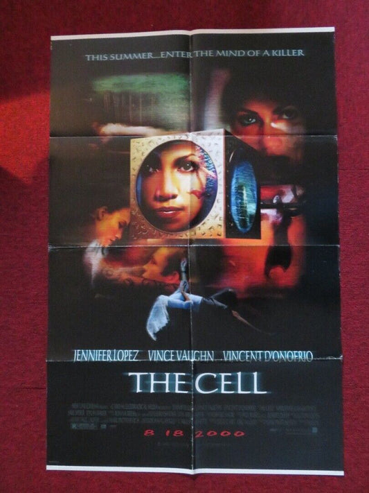 THE CELL FOLDED US ONE SHEET POSTER JENNIFER LOPEZ VINCE VAUGHN 2000