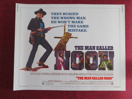 THE MAN CALLED NOON US HALF SHEET (22"x 28")  POSTER RICHARD CRENNA 1973