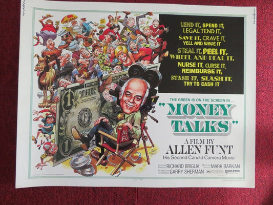 MONEY TALKS US HALF SHEET (22"x 28")  POSTER ALLEN FUNT 1972