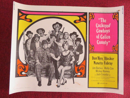 THE COCKEYED COWBOYS OF CALICO COUNTY US HALF SHEET (22"x 28")  POSTER 1970