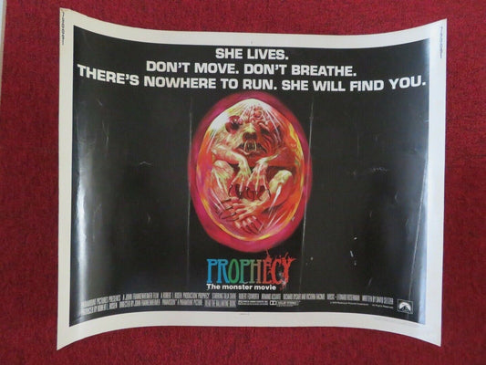 PROPHECY  US HALF SHEET (22"x 28")  POSTER JOHN FRANKENHEIMER  1979