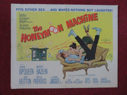 THE HONEYMOON MACHINE  US HALF SHEET (22"x 28")  POSTER STEVE MCQUEEN 1961