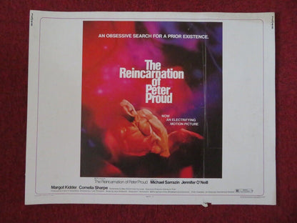 THE REINCARNATION OF PETER PROUD US HALF SHEET (22"x 28")  POSTER 1975