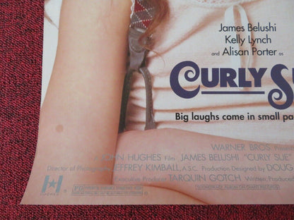 CURLY SUE US ROLLED (22"x17") POSTER JOHN HUGHES JIM BELUSHI  KELLY LYNCH 1991